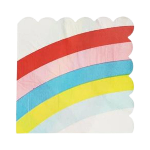 GUARDANAPO WAVES ARCO IRIS 33x33cm - 20 UNIDADES