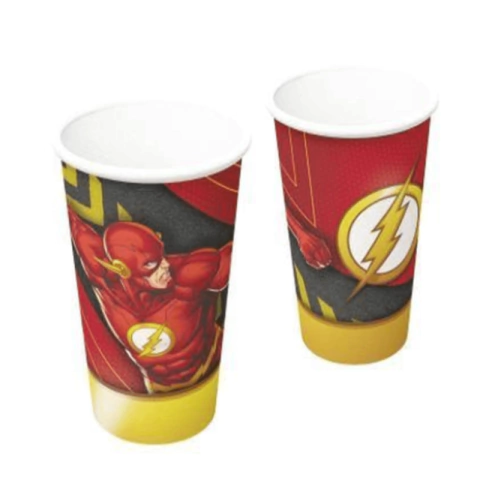 COPO PAPEL 200 ML FLASH - 08 UNIDADES