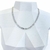 Choker de aço inox, Raminho de folhas