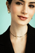 Choker Malha Fita 3MM - 36CM e Extensor 10,5CM na internet