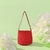 Bolsa Transversal "TopGrife Amaranto" em couro legitimo. Produto Nacional.