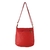Bolsa Transversal "TopGrife Amaranto" em couro legitimo. Produto Nacional. - comprar online