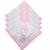 Kit 4 Guardanapo de Tecido Coelho da Páscoa Balão Rosa 40cmx40cm.