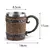 Caneca térmica "Coleção Barril de Madeira Viking" 500ml. Importado