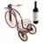 Suporte para garrafa de vinho "Triciclo Retrô Europeu" em ferro. Importado. na internet