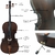 Violoncelo MARINOS Arco Capa MC-200B 4/4 Maciço Sólido Profissional - comprar online