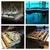 Luxury Hotel Furniture Modern House Clear Transparent Acrylic Stage Concert Baby Grand Piano With The Colorful LED Lights - loja online