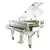 Professional Rolling Upright Acoustic Acrylic Baby Grand Piano 88 Keys With Led - comprar online