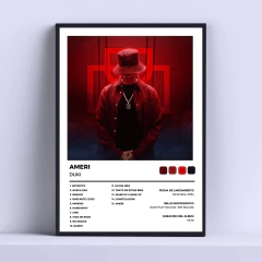 Cuadro Decorativo | Duki Ameri | 30x40cm Vidrio