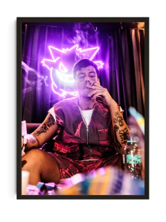 Cuadro Decorativo | Duki | 30x40cm Vidrio - comprar online