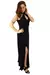Vestido Longo com Fenda e Decote em Gota REF: L0014 - comprar online