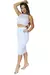 Conjunto Cropped de Renda e Saia Tubinho - VRP317 - comprar online