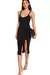 Vestido Feminino Curto Alcinha com Fenda REF: VRP276
