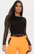 Body Feminino Manga Longa Tule REF: BLC5