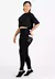 Calça Legging Fitness Preta Com Bolso em Tela REF: LX83 - comprar online