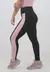 Calça Legging Fitness Preto Detalhe Rosê Lateral REF: LX114