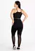 Conjunto Fitness Top Cropped e Calça Legging Detalhe Transparente REF: LX117 - Zéshop