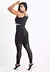 Imagem do Conjunto Fitness Top Cropped e Calça Legging Detalhe Transparente REF: LX117