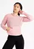 Casaco Fitness Feminino Rosê com Bolso REF: LX120 na internet