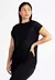 Blusa Feminina Fitness Transparente Dry Preto - LX123 na internet
