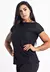 Blusa Feminina Fitness Transparente Dry Preto - LX123 - comprar online