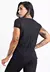 Blusa Feminina Fitness Transparente Dry Preto - LX123 na internet