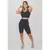 Conjunto Fitness Cropped e Bermuda Preto REF: LX133