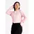 Casaco Fitness Feminino Rosê com Branco - LX143 - Zéshop