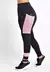 Calça Legging Fitness Feminina Preto Rosê - LX152