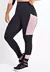 Calça Legging Fitness Feminina Preto Rosê - LX152 na internet