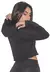 Casaco Feminino Moletom Liso Preto REF: CSC2 - comprar online