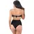Biquini Tomara Que Caia Cintura Alta Preto REF: BK71 - Zéshop