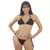 Biquini Cortininha Calcinha de Amarrar Preto e Marsala REF: BK119 - loja online
