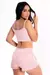 Conjunto Cropped Alcinha e Short Saia Corrida Rose REF: LX231 na internet