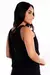 Blusa Feminina Com Transparencia Preta E Cropped Tomara que Caia - LX285 - comprar online