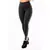 Calça Legging Fitness Academia Preta com Verde Militar e Vivo Branco Cintura Alta - SV48 - comprar online