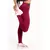 Calça Legging Cintura Alta Marsala com Elástico - CLGA5 na internet