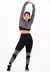 Conjunto Fitness Cropped e Calça Legging com Detalhes de Renda em Cinza REF: LX147 - loja online