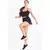 Conjunto Fitness Short Saia + Cropped Alcinha Preto REF: FRD8 - Zéshop