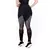 Calça Legging Cintura Alta Assimétrica com Detalhe em Tulê e Tela Preto com Cinza - LX122 na internet
