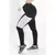 Calça Legging Cintura Alta Preta Elástico Racy e Tela Branca - FDR11