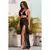 Saída de Praia Saia de Renda com Fenda Lateral Preta REF: SDP1 - comprar online