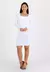 Vestido Curto Tubinho Manga Longa Branco | NR23 - comprar online