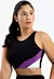 Cropped Metamorfose Preto com Detalhe Lateral Roxo e Branco | MTF4