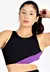 Cropped Metamorfose Preto com Detalhe Lateral Roxo e Branco | MTF4 - comprar online