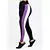 Calça Legging Metamorfose Listra Lateral Branco e Roxo - MTF5