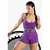 Conjunto Metamorfose Cropped + Short Legging Elástico Cruzado Racy Roxo | MTF12 - Zéshop