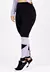 Calça Legging Metamorfose Preto com Detalhe Lilás - MTF24 - comprar online