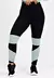 Calça Legging Metamorfose Preto com Detalhe Verde | MTF24