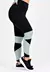 Calça Legging Metamorfose Preto com Detalhe Verde | MTF24 - comprar online